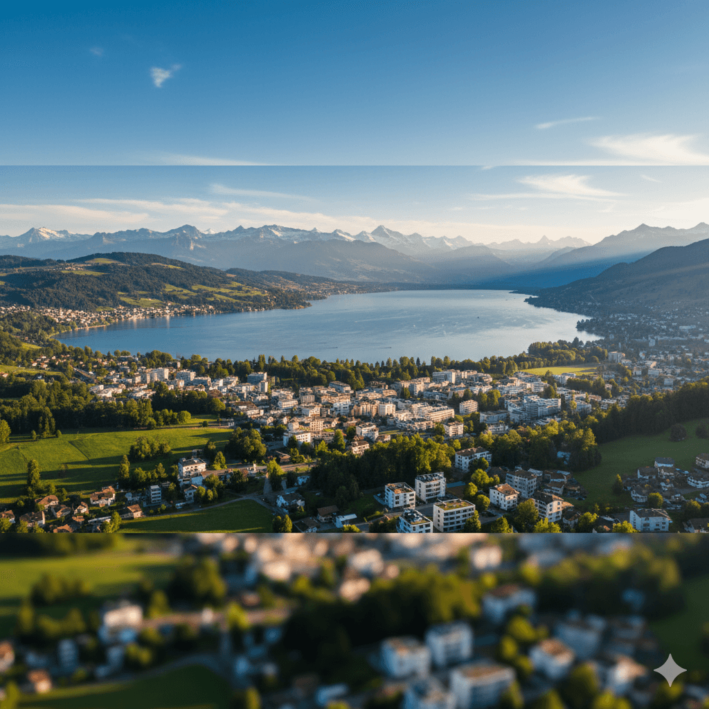 Paysage du Valais représentant la zone d’intervention Premium Solution.
