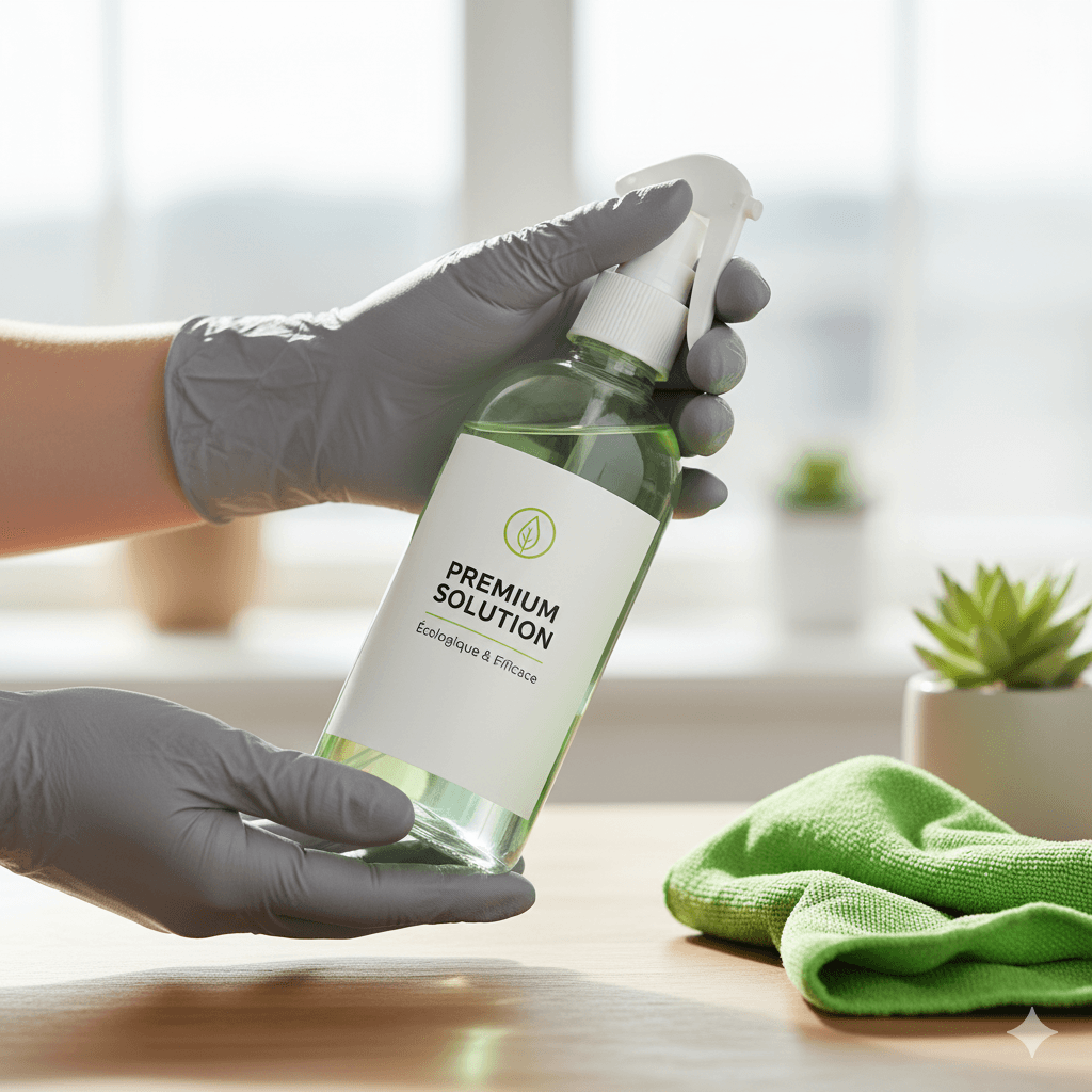 Produits Premium Solution alignés pour les interventions écologiques.